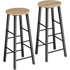 Taburetes de bar tectake 2 Keynes Bar Stool