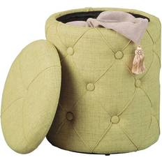 Gris Chaises de bureau Inter Link Pouf Rangement Jaune-Vert Chaise de bureau