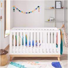 Babymore Mona Cot Bed - White