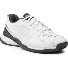 Grau - Herren Schlägersportschuhe Wilson Rush Comp LTR Mens Shoe White/White/Ebony White