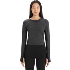 Nylon Basisschicht Icebreaker Damen 125 ZoneKnit Crew Longsleeve