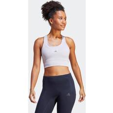 Silver - Träningsplagg BH:ar adidas Mediumsupport Running Pocket Bra Lila Lila