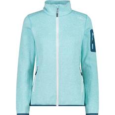 Cmp fleece CMP Knit Fleece Jacket W - Acqua/Deep Lake