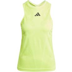 Yellow Tank Tops Adidas Aeroready Pro Seamless Tennis Tank Top - Lucid Lemon