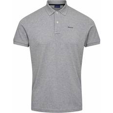 Silber Poloshirts Gant Poloshirt Regular Fit grau