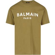 Balmain Khaki Printed T-Shirt