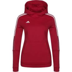 Adidas hoodie dam adidas Tiro Women's Sweat Hoody Handbollskläder Röd