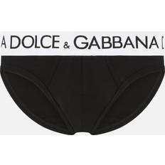 Dolce & Gabbana Miesten alusvaatteet Dolce & Gabbana Retro Logo Midi Brief, Black