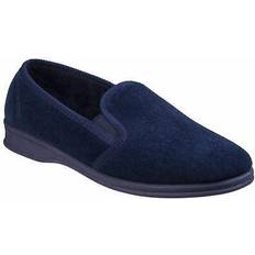 Velour Shoes Mirak shepton slip on slipper navy