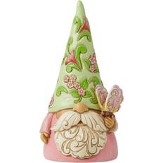 Green Figurines Jim Shore heartwood creek spring gnome butterfly Figurine