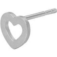 Stine A Petit Open Love Heart Earring - Silver