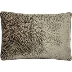 Paoletti Python Cushion Complete Decoration Pillows Gold, Beige