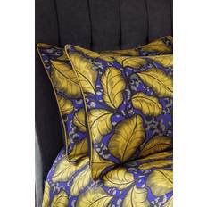 Edinburgh Weavers Magali Leaf Premium Pillow Case Yellow