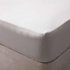 Textiles Belledorm Cotton Powder Fitted Bed Sheet Grey