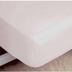 Belledorm Cotton Fitted Bed Sheet Pink