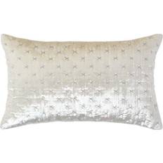 Homescapes Cream, Crushed Cushion Cover Natural, White