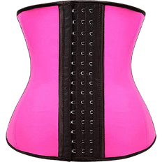 5XL Corsets Yianna Underbust Latex Sport Girdle - Rose