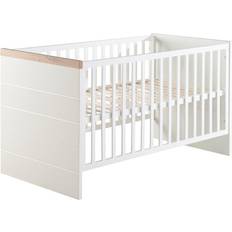 Gitterbetten Roba Babybett Nele - weiß - 80.5 H