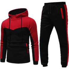 Men - Running Jumpsuits & Overalls Gillberry Men's Tracksuit 2 Piece Hoodie - Red