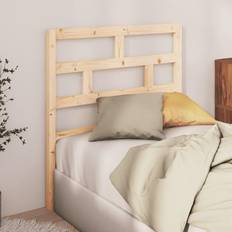 Natural Headboards vidaXL brown, 106 Solid Wood Pine Bed Headboard