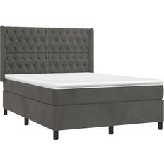 vidaXL Box Spring Mattress with LED Kontinentalsäng 140x200cm