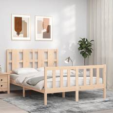 vidaXL Bed Frame with Headboard