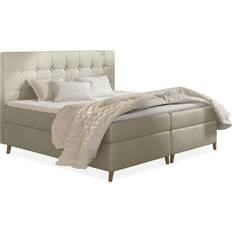 200 cm - Naturfarvet Senge Mirjan24 Avanti Doppelbett mit zwei Bettkästen 140x200 cm Boxspringbett