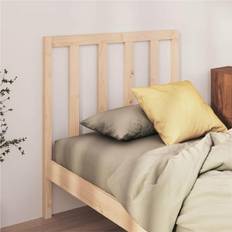 vidaXL brown, 106 Solid Wood Pine Bed Headboard