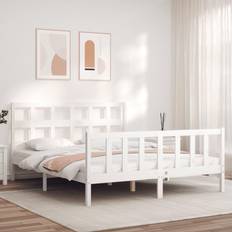 Senge & Madrasser vidaXL kingsize massivt træ Sengeramme