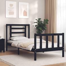 Senge & Madrasser vidaXL Small Single massivt træ Sengeramme