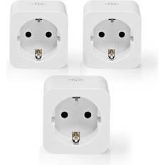 Smart kontakt Nedis SmartLife Smart Plug 3-pak