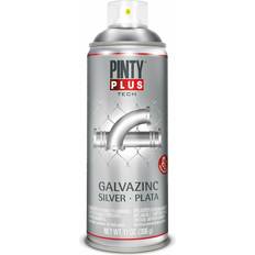 Pinturas NVS Spray Galvanizado - Plata - 270 cc Transparente, Plata