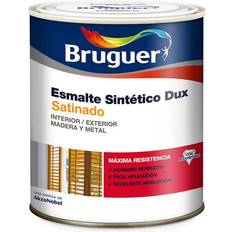 Negro Pinturas Esmalte Sintético Dux Satinado 250 ml Negro, Transparente 0.25L