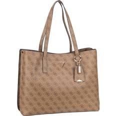 Guess Tragetaschen Guess Tasche Shopper MERIDIAN beige