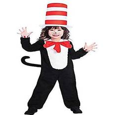 Kostumer Amscan Kid's Cat in the Hat Jumpsuit
