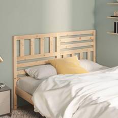 Beds & Mattresses vidaXL brown, 126 Solid Wood Pine Bed Headboard