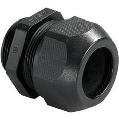 Forskruning M20 polyamid IP68 kabel Ø7,0-13mm gev. L:9mm, sort