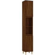vidaXL Armario De Baño Madera Contrachapada Roble 30 x 30 cm