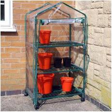 Kingfisher Portable 132cm 3 Garden Greenhouse