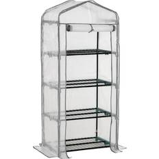 Greenhouses on sale OutSunny Mini Greenhouse 4-Tier Plant House Shed pe Cover