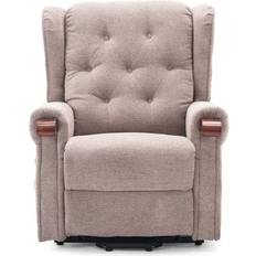 Beige - Reclining Chairs Armchairs Harrogate Harrogate Fabric Rise Recliner Armchair