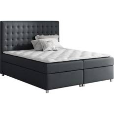 Sengepakker Sengepakke 200x200 cm Svart Sängpaket