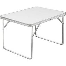 Wit Campingtafels Deuba Campingtafel Aluminium 80x60x68cm Inklapbaar