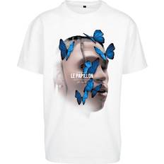 Mister Tee T-shirt av Le Papillon Oversize Herr vit
