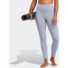 Silver - Sportswear Garment Tights adidas Damen Yoga-Tights YOGA STUDIO 7/8-Tights