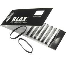Snag-Free Hair Elastics Black 8-pack