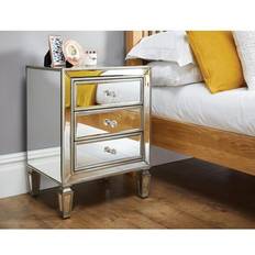 Mirrored bedside table Furniturebox Box Venetian Mirrored Bedside Table