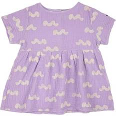 Violetti Mekot Bobo Choses Baby's Cotton Gauze Dress - Lavender (123AB090)