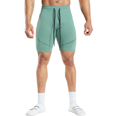 315 Seamless 1/2 Shorts - Ink Teal/Jewel Green