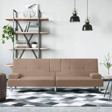 Kunstlæder - Sovesofaer vidaXL kopholdere Sofa